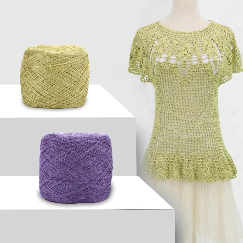 100 % reines Leinen-Strickgarn